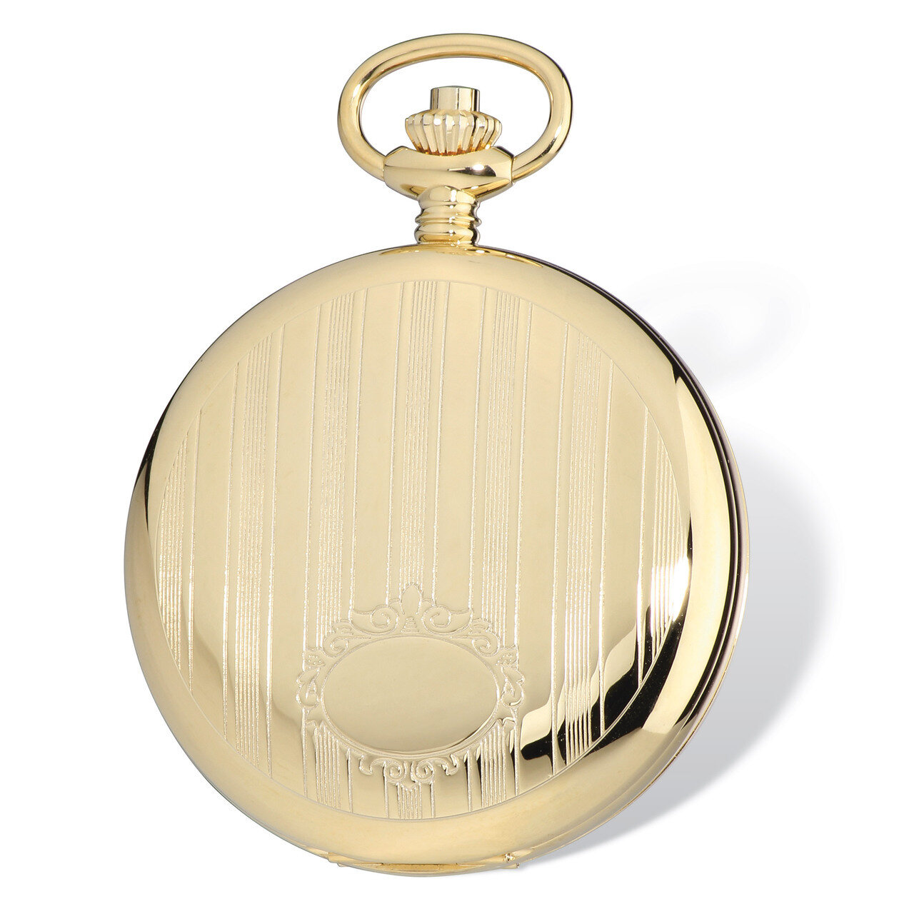 Charles Hubert Gold Finish White Skeleton Dial 53mm Pocket Watch XWA4911, MPN: XWA4911, 848870006940