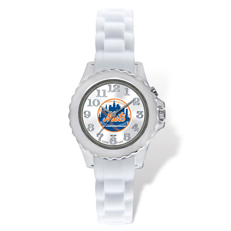 New York Mets Flash White Watch Strap Youth XWM2336