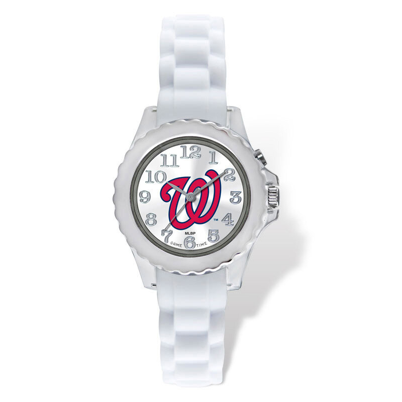Washington Nationals Flash White Watch Strap Youth XWM2348, MPN: XWM2348, 846043153934