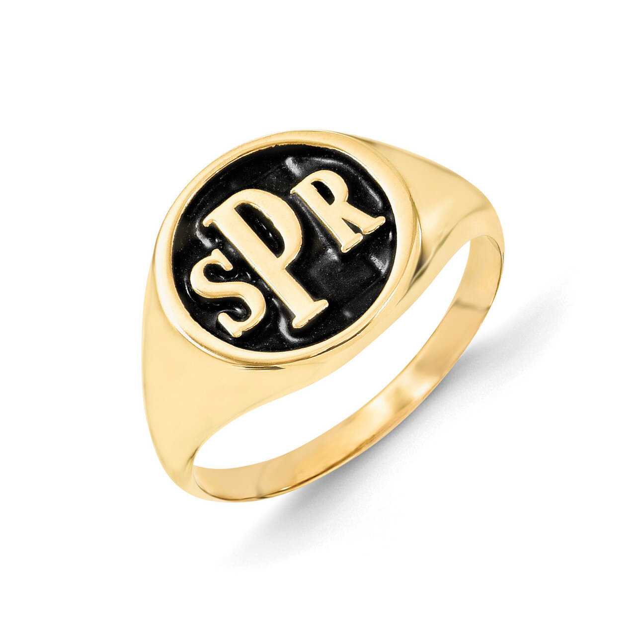 Monogram Signet Ring 10k Yellow Gold 10XNR47Y, MPN: 10XNR47Y,