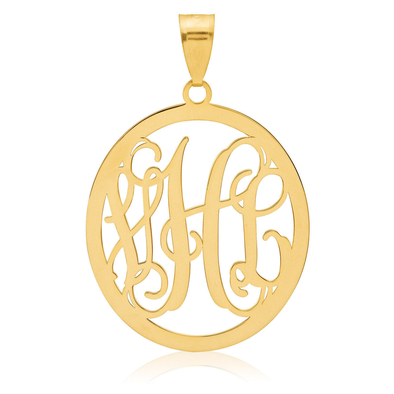 Monogram Pendant 14k Yellow Gold .013 Gauge XNA498Y, MPN: XNA498Y,