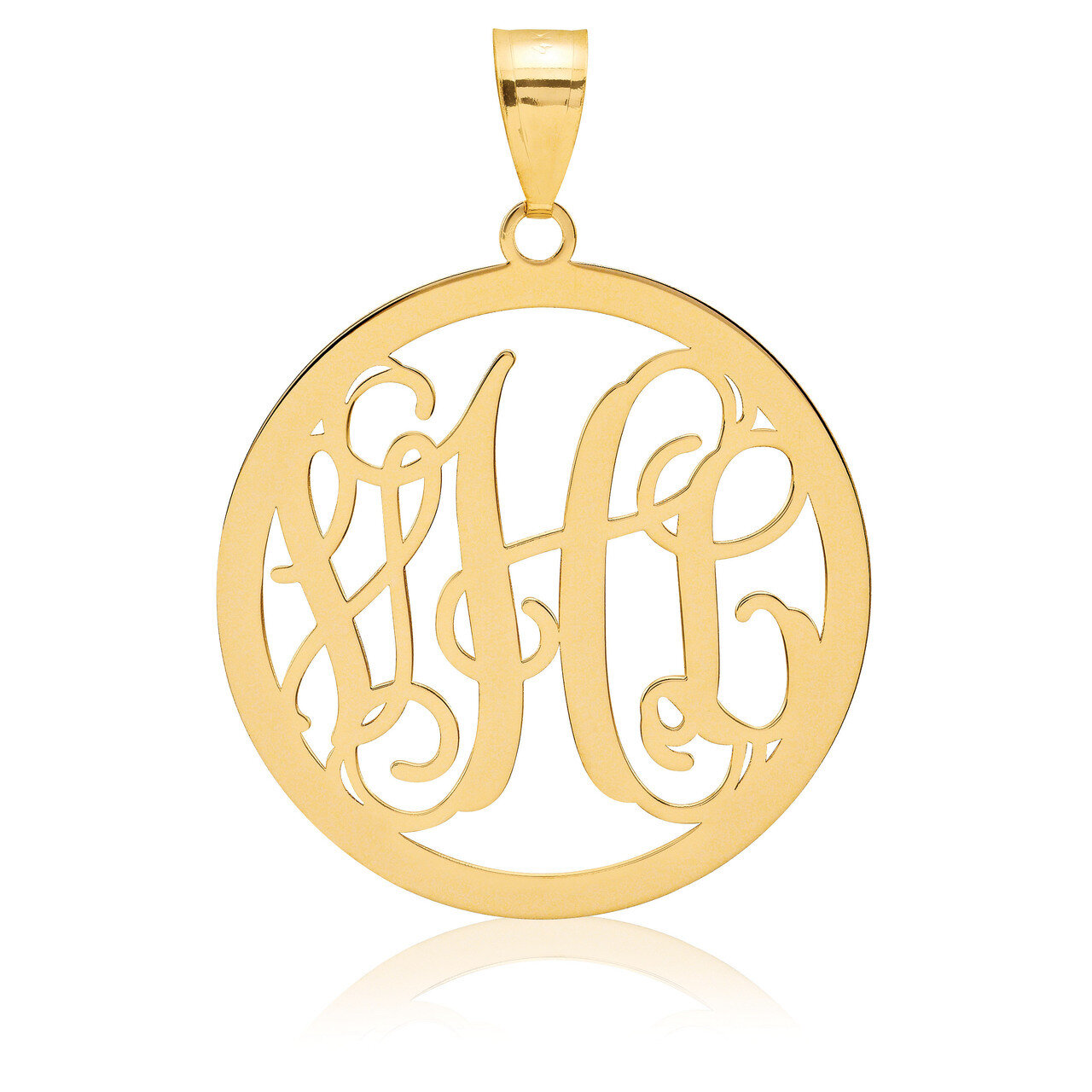 Monogram Pendant Gold-plated Sterling Silver .018 Gauge XNA499GP, MPN: XNA499GP, 886774554297