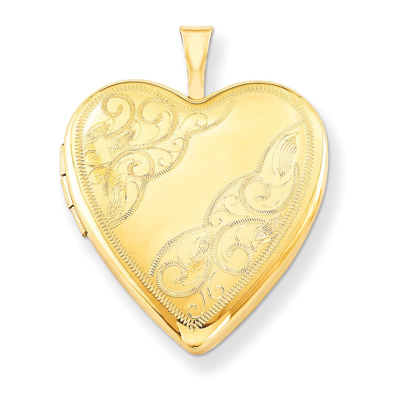 1/20 Gold Filled 20mm Side Swirled Heart Locket 1/20 Gold Filled 20mm QLS282-18, MPN: QLS282-18, 88…