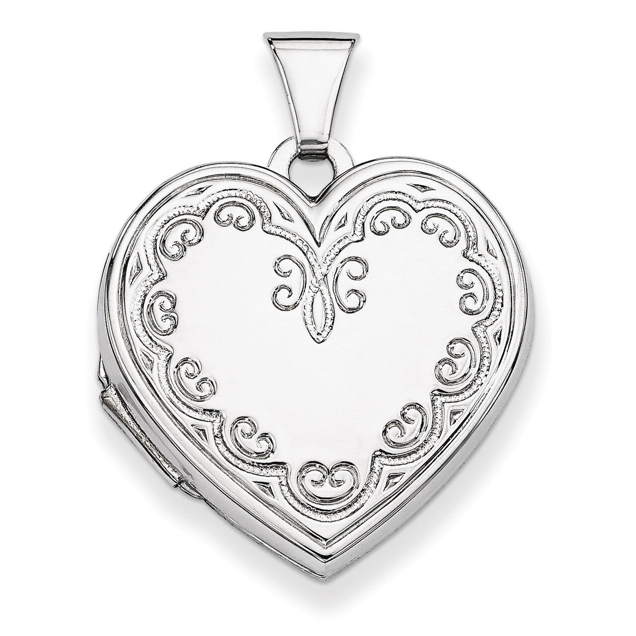 Heart Locket Sterling Silver QLS43