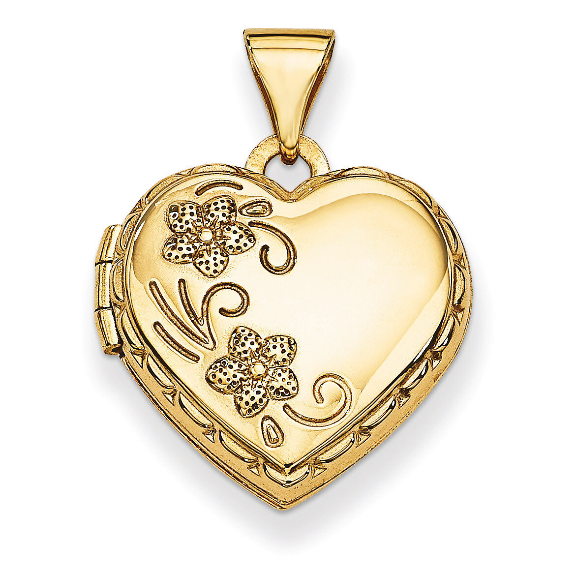 Reversible Heart Locket 14k Yellow Gold XL201, MPN: XL201, 886774127675