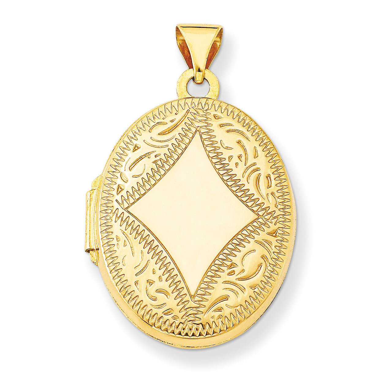 Oval Locket 14k Yellow Gold XL222, MPN: XL222, 886774127828