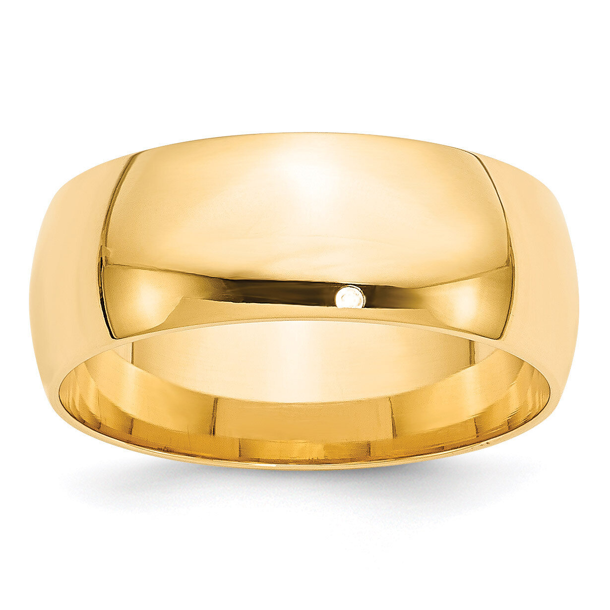 8mm Lightweight Comfort Fit Band 14k Yellow Gold Engravable CFL080-10, MPN: CFL080-10, 886774477046