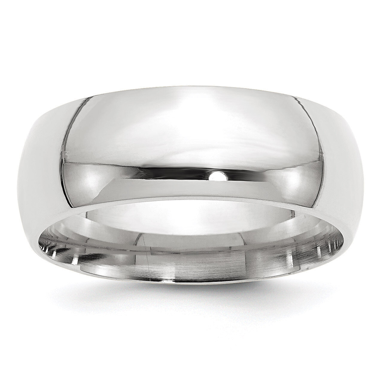8mm Comfort-Fit Band 14k White Gold Engravable WCF080-10.5, MPN: WCF080-10.5, 886774502809