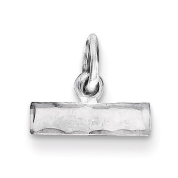 Number Top Charm Diamond-cut Sterling Silver QSMTOP, MPN: QSMTOP, 883957580852