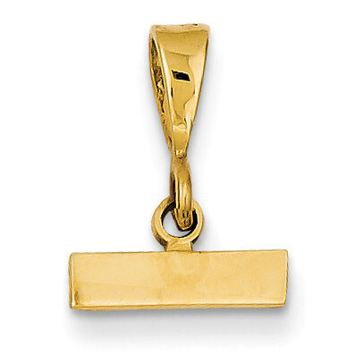 Casted Small Polished Top Charm 14k Gold SPTOP, MPN: SPTOP, 191101371738