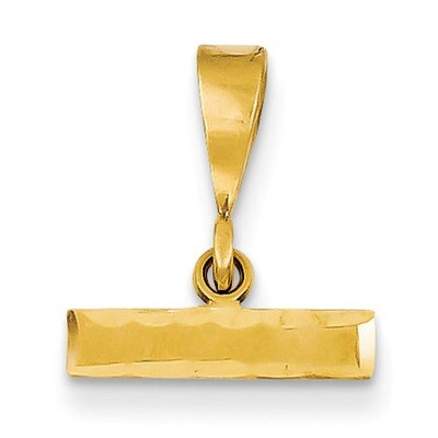 Casted Medium Diamond Cut Top Charm 14k Gold MNTOP, MPN: MNTOP, 886774103013