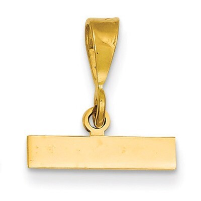 Casted Large Polished Top Charm 14k Gold LPTOP, MPN: LPTOP, 886774102221