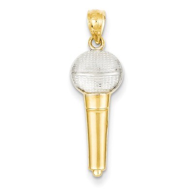 Microphone Pendant 14k Gold YC999, MPN: YC999, 886774137841