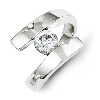 Ring Sterling Silver Diamond QR999, MPN: QR999, 883957256047