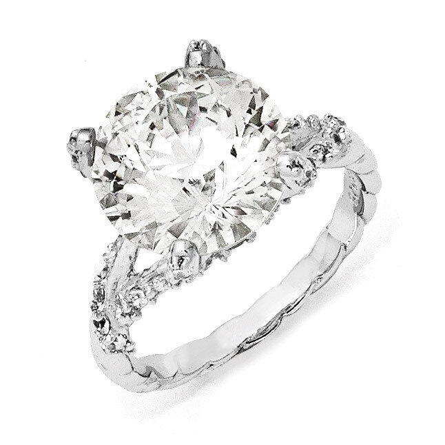 Cheryl M Fancy Cubic Zirconia Ring Sterling Silver QCM187, MPN: QCM187, 886774013862
