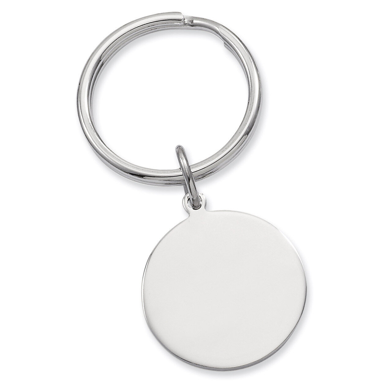 Kelly Waters Round Key Ring Rhodium-plated Polished GL8707, MPN: GL8707, 191101076275