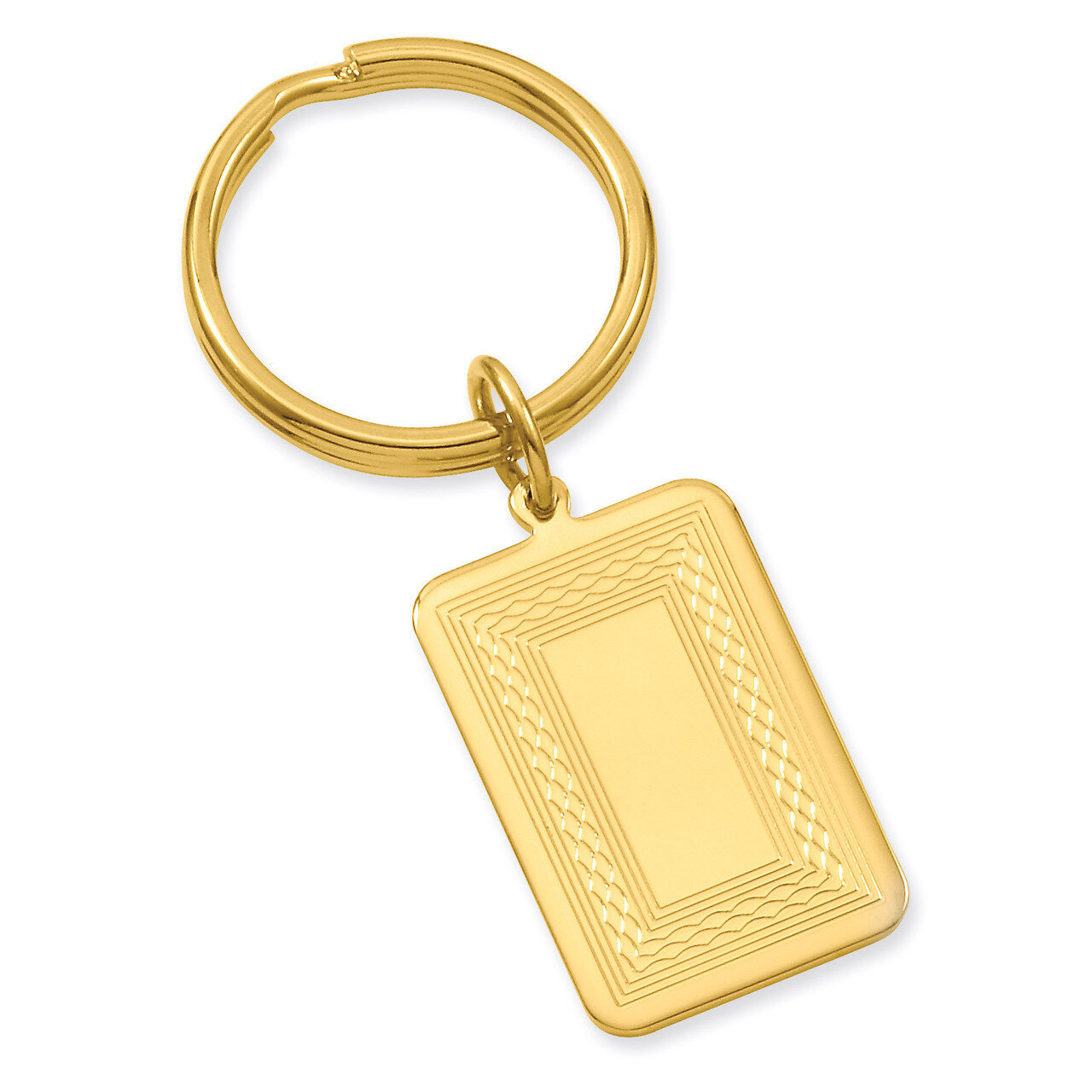 Kelly Waters Patterned Border Key Ring Gold-plated GL8714, MPN: GL8714, 196904088647