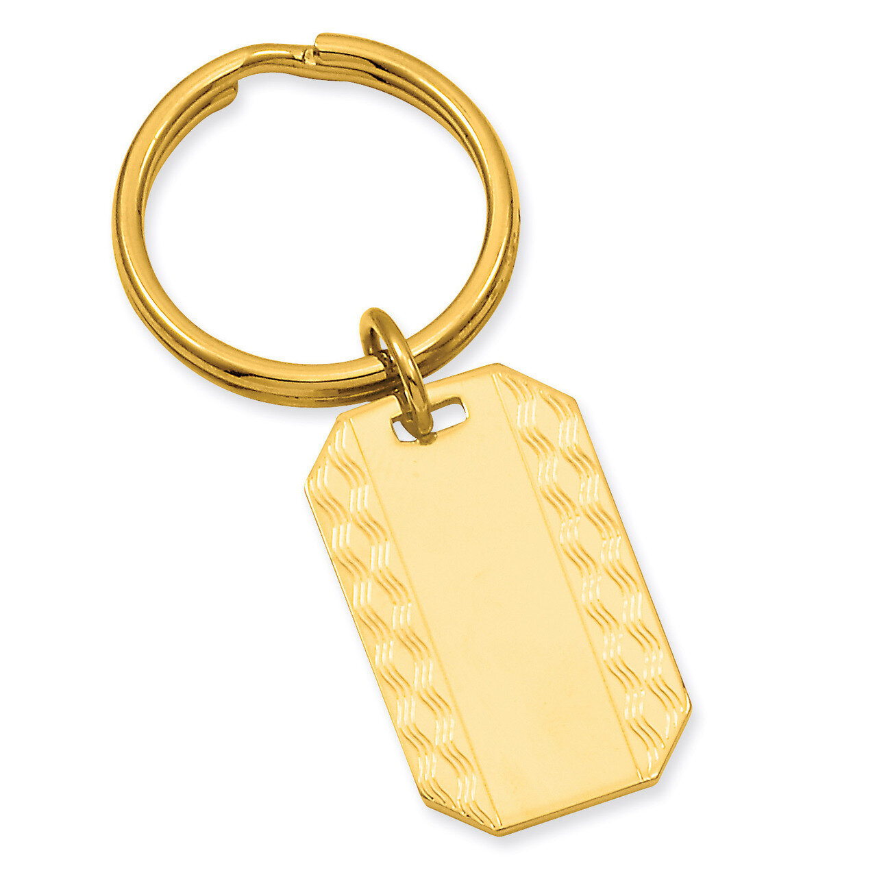 Kelly Waters Patterned Edge Key Ring Gold-plated GL8725, MPN: GL8725, 196904088661