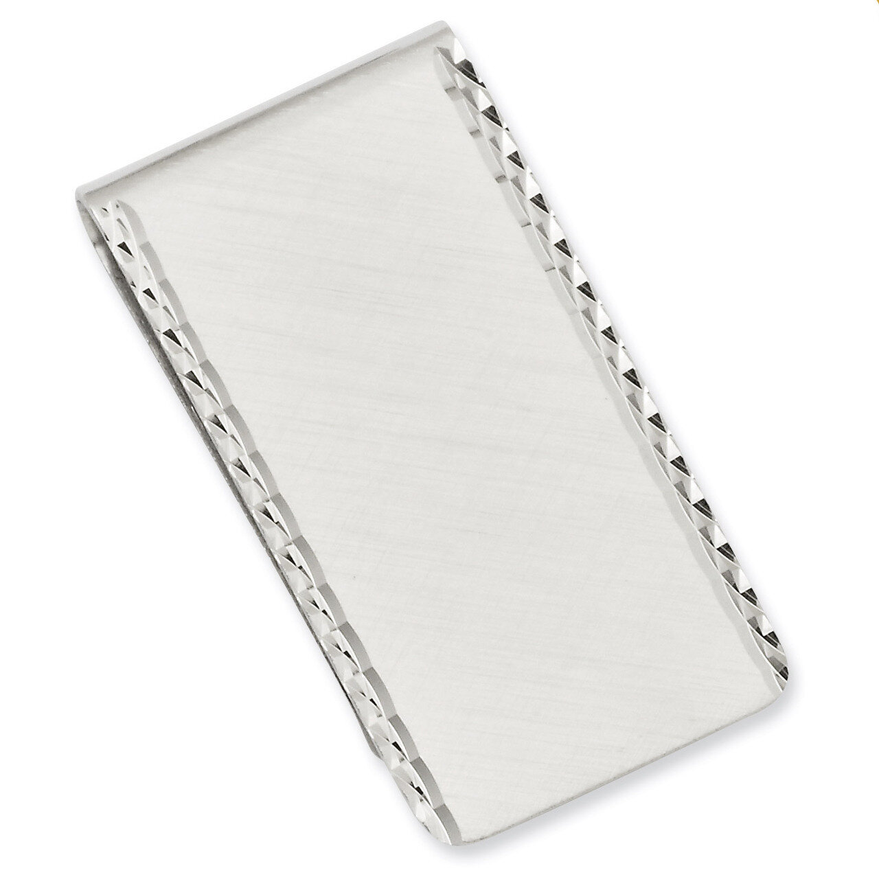 Kelly Waters Swiss Cut Edge Money Clip Rhodium-plated GL8743, MPN: GL8743, 191101055447