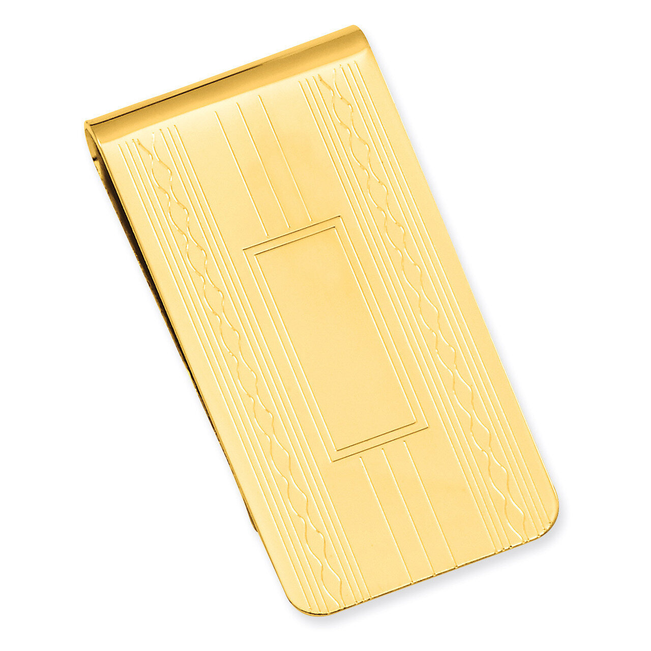 Kelly Waters Patterned Edge Money Clip Gold-plated GL8761, MPN: GL8761, 886774643885