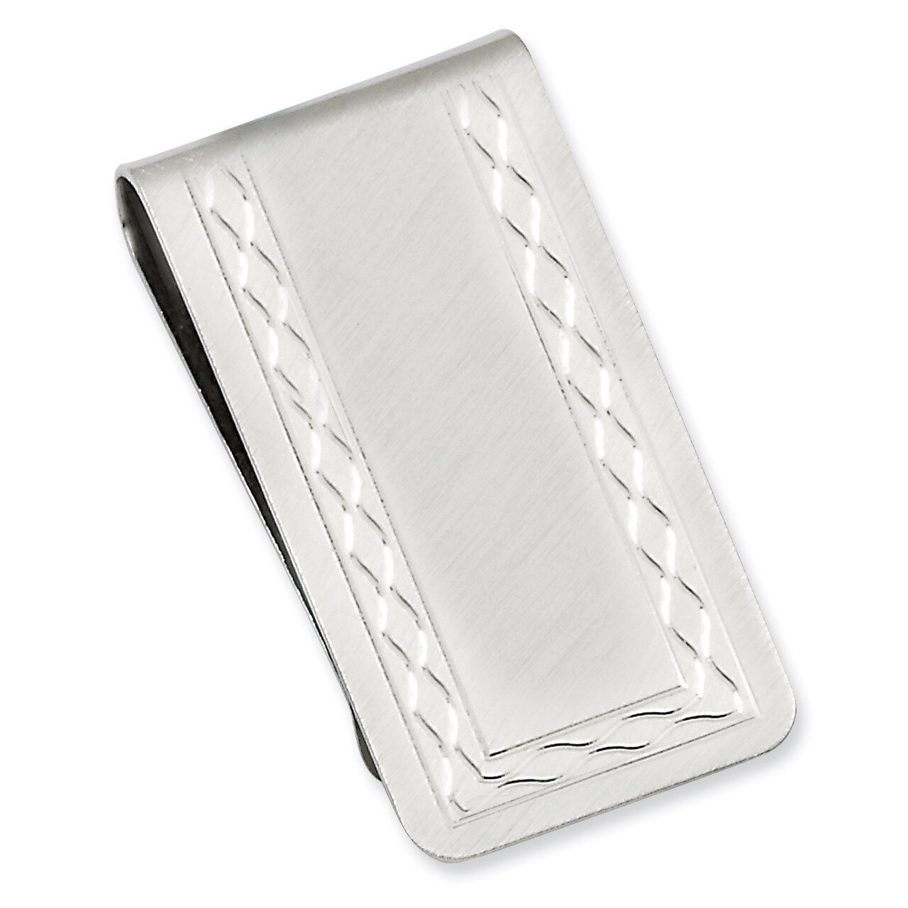 Kelly Waters with Engravable Area Florentined Money Clip Rhodium-plated GP3794, MPN: GP3794, 886774…