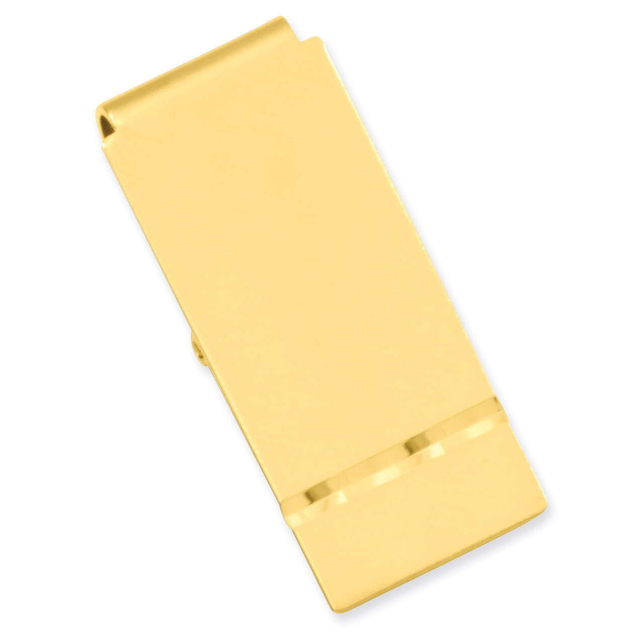 Kelly Waters Florentined Satin Hinged Money Clip Gold-plated GP3799, MPN: GP3799, 191101055331