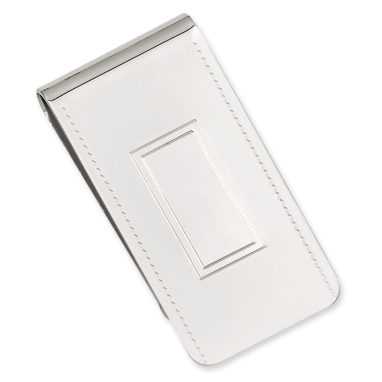 Kelly Waters with Engravable Area Money Clip Rhodium-plated GP3814, MPN: GP3814, 191101055270