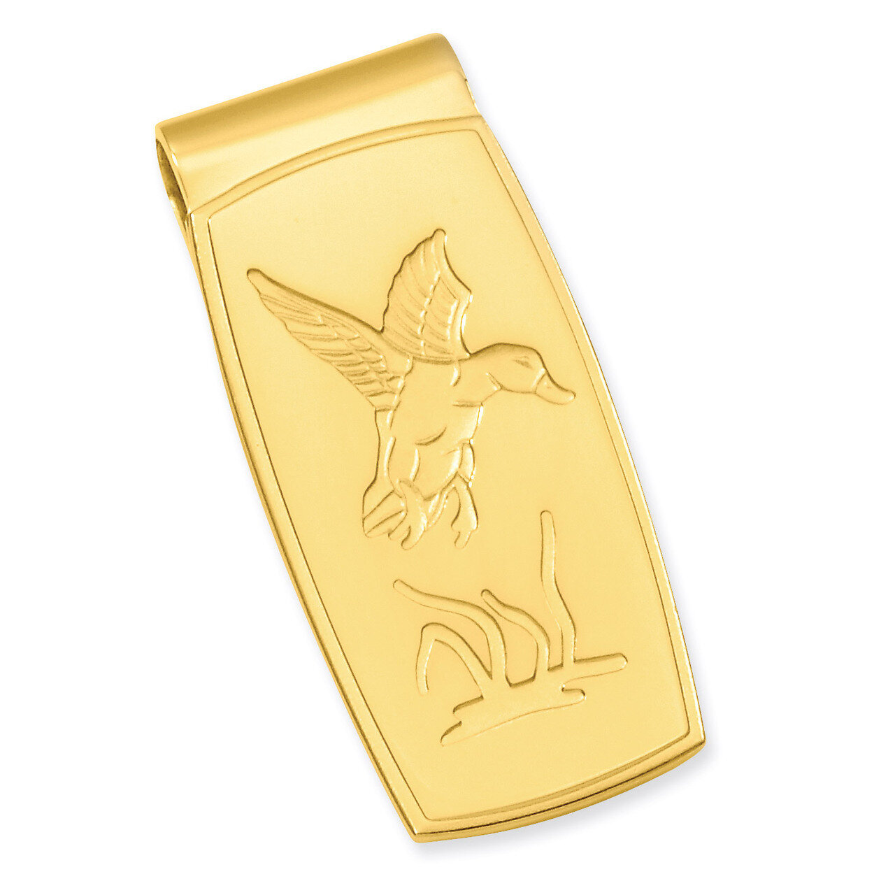 Kelly Waters Flying Duck Hinged Money Clip Gold-plated GP3843