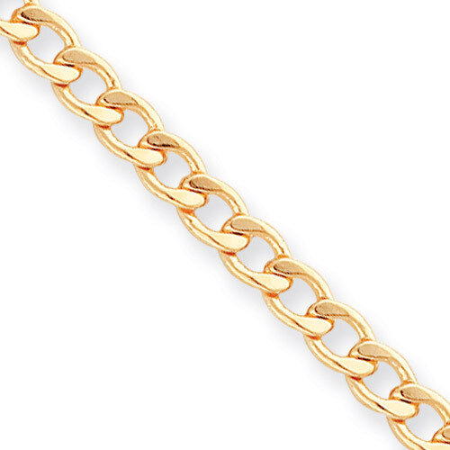 Kelly Waters 5.5mm Curb Chain 18 Inch Gold-plated KW479-18