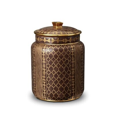 L&#39;Objet Fortuny Ashanti Grey Medium Canister, MPN: LPF71, 816279012138