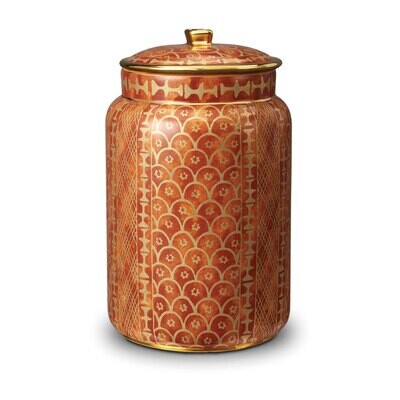 L&#39;Objet Fortuny Ashanti Orange Large Canister, MPN: LPF70, 816279012121