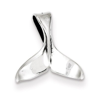 Whale Tail Pendant Sterling Silver QC6275, MPN: QC6275, 883957915463