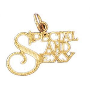 Special And Sexy Pendant Necklace Charm Bracelet in Yellow, White or Rose Gold 10154