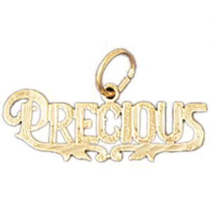 Precious Pendant Necklace Charm Bracelet in Yellow, White or Rose Gold 10247