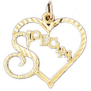 Someone Special Pendant Necklace Charm Bracelet in Yellow, White or Rose Gold 10254