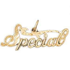 Someone Special Pendant Necklace Charm Bracelet in Yellow, White or Rose Gold 10260