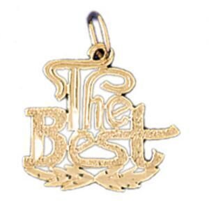 The Best Pendant Necklace Charm Bracelet in Yellow, White or Rose Gold 10524