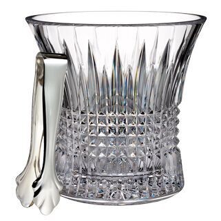 Waterford Lismore Diamond Ice Bucket With Tongs, MPN: 165642,