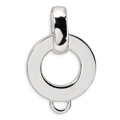 Charm Holder Pendant Sterling Silver QCC101 by Amore La Vita, MPN: QCC101, 883957329970
