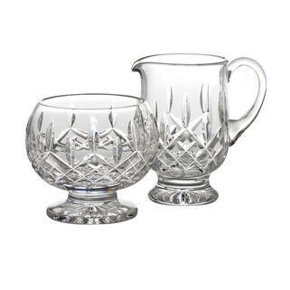 Waterford Lismore Footed Sugar And Creamer, MPN: 1060965,