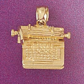 Dazzlers Jewelry Office Computer Desktop Pendant Necklace Charm Bracelet in Yellow, White or Rose G…