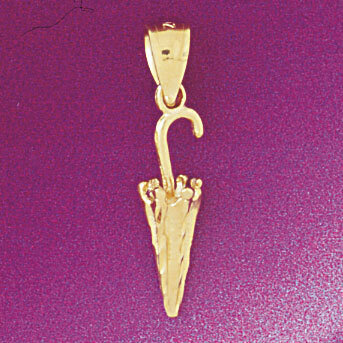 Dazzlers Jewelry Umbrella Pendant Necklace Charm Bracelet in Yellow, White or Rose Gold 6622, MPN: …