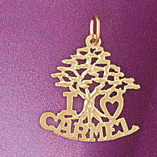 Tree Pendant Necklace Charm Bracelet in Yellow, White or Rose Gold 6829