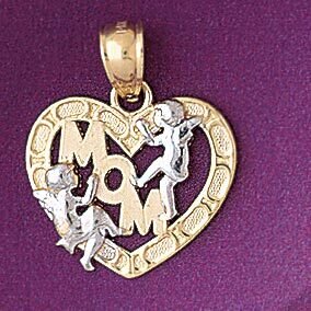 Dazzlers Jewelry Heart Pendant Necklace Charm Bracelet in Yellow, White or Rose Gold 7183, MPN: DZ-…