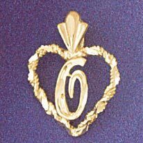 Dazzlers Jewelry Initial O Heart Pendant Necklace Charm Bracelet in Yellow, White or Rose Gold 9579…