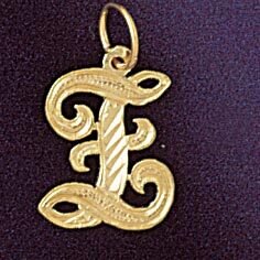 Dazzlers Jewelry Initial Z Classic Pendant Necklace Charm Bracelet in Yellow, White or Rose Gold 95…