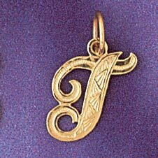 Dazzlers Jewelry Initial T Pendant Necklace Charm Bracelet in Yellow, White or Rose Gold 9565t, MPN…