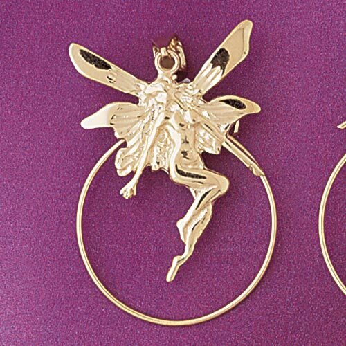 Tooth Fairy Holder Pendant Necklace Charm Bracelet in Yellow, White or Rose Gold 4255