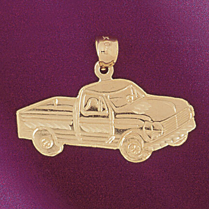 Classic Car Pendant Necklace Charm Bracelet in Yellow, White or Rose Gold 4351