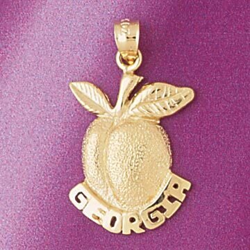Georgia Pendant Necklace Charm Bracelet in Yellow, White or Rose Gold 4848